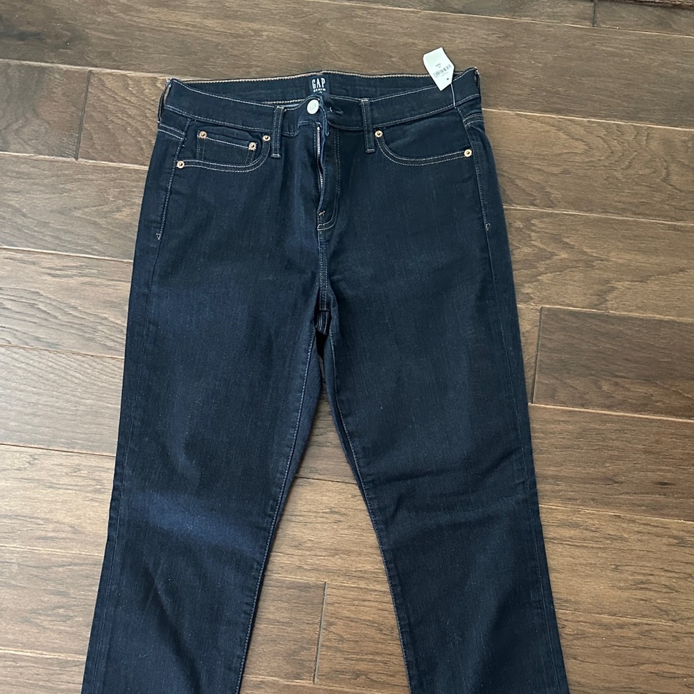 GAP Women's Midnight Indigo Classic Straight Leg Jeans